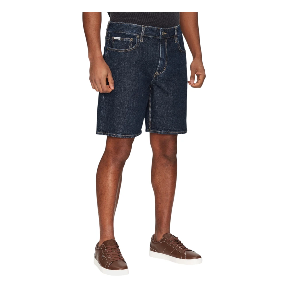 Guess Men's Blue Denim Shorts, W36, Gj Regular Denim Short