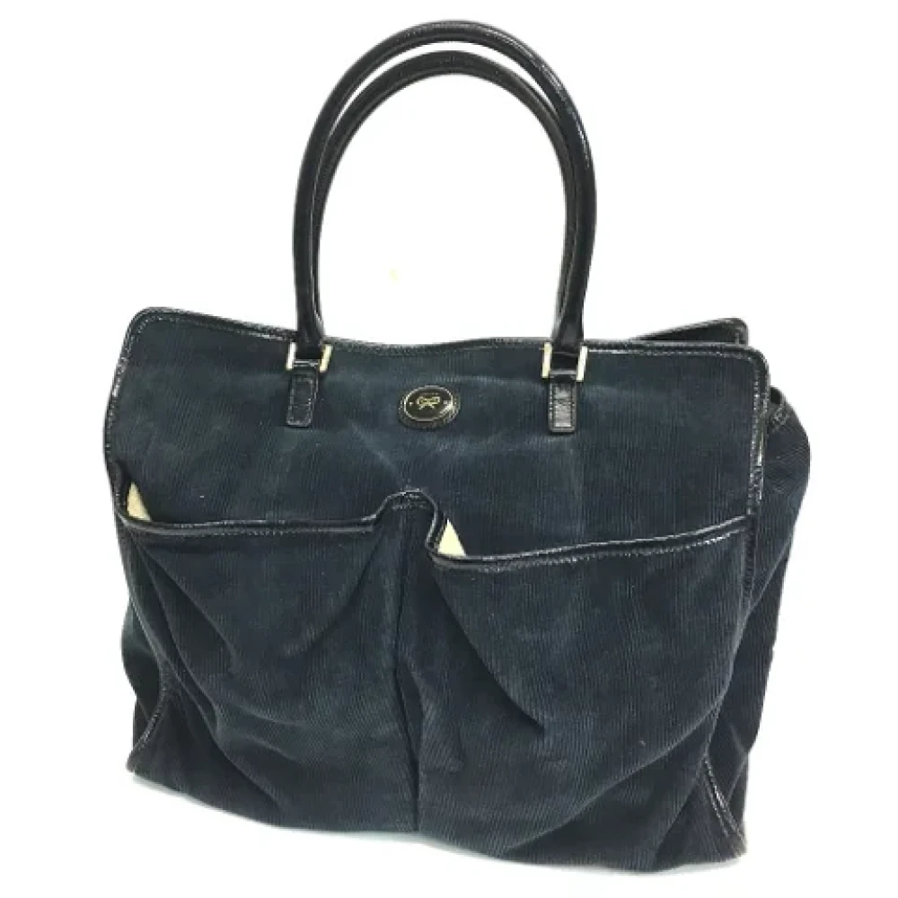 Anya Hindmarch Pre-owned Leather totes Blue Dames