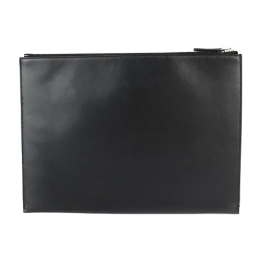 Yves Saint Laurent Vintage Pre-owned Fabric clutches Black Dames