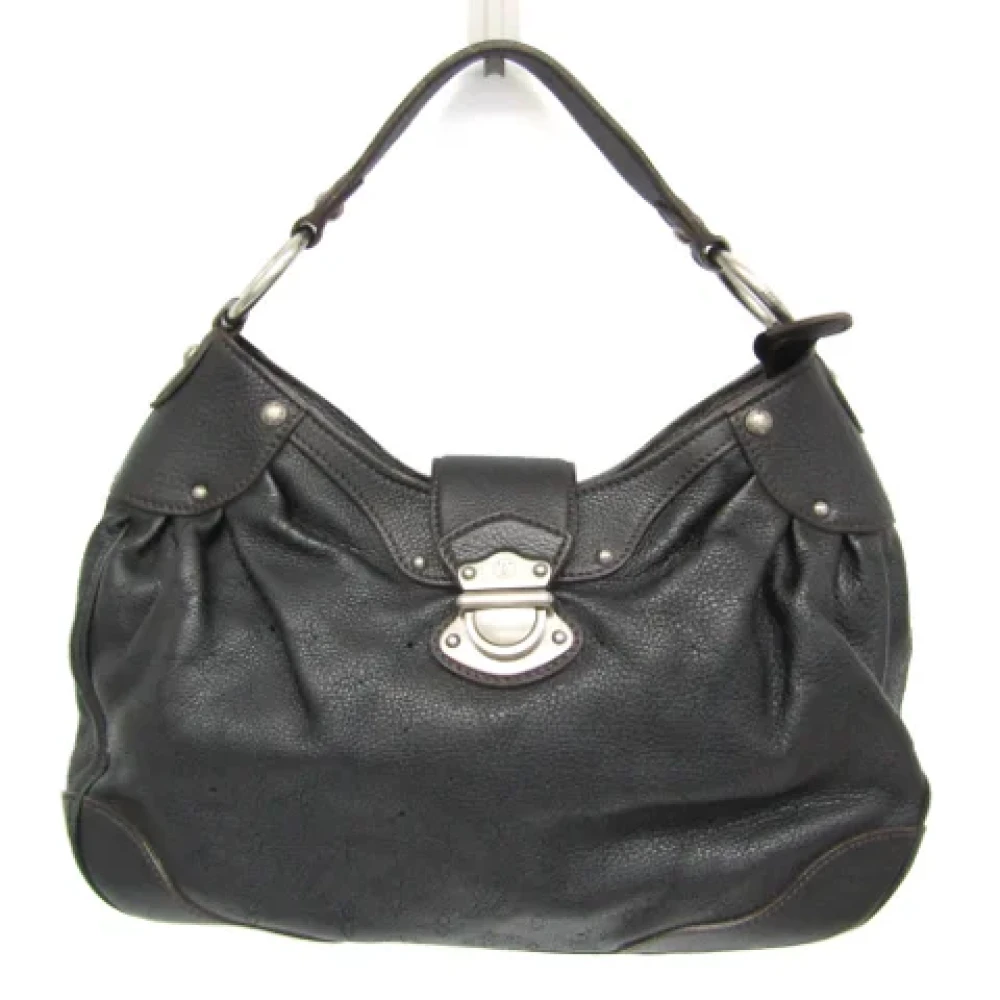 Louis Vuitton Vintage Pre-owned Leather louis-vuitton-bags Black Dames