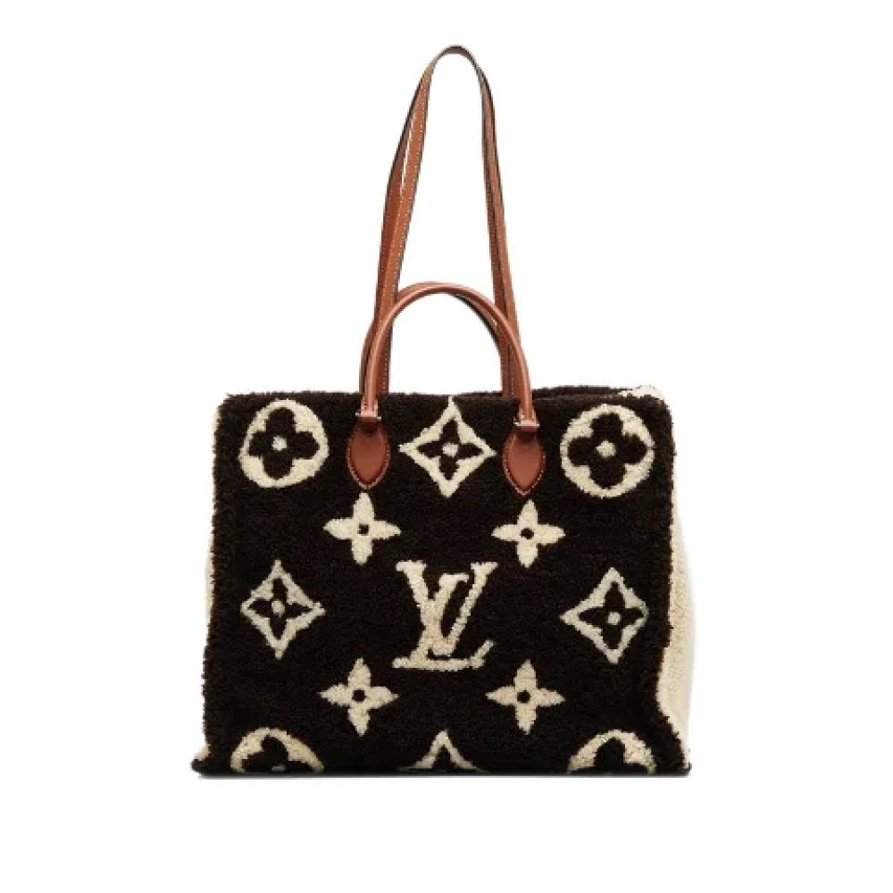 Louis Vuitton Vintage Pre-owned Leather totes Black Dames