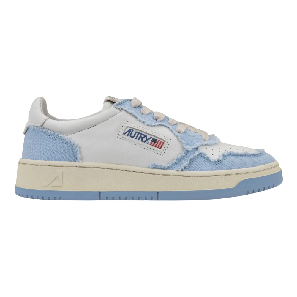 Autry Women's Blue Sneakers,, Lace-Up Trainers Size 4 Uk