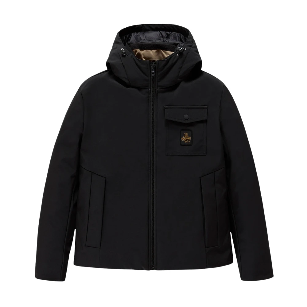RefrigiWear Zwarte Jas Black Heren