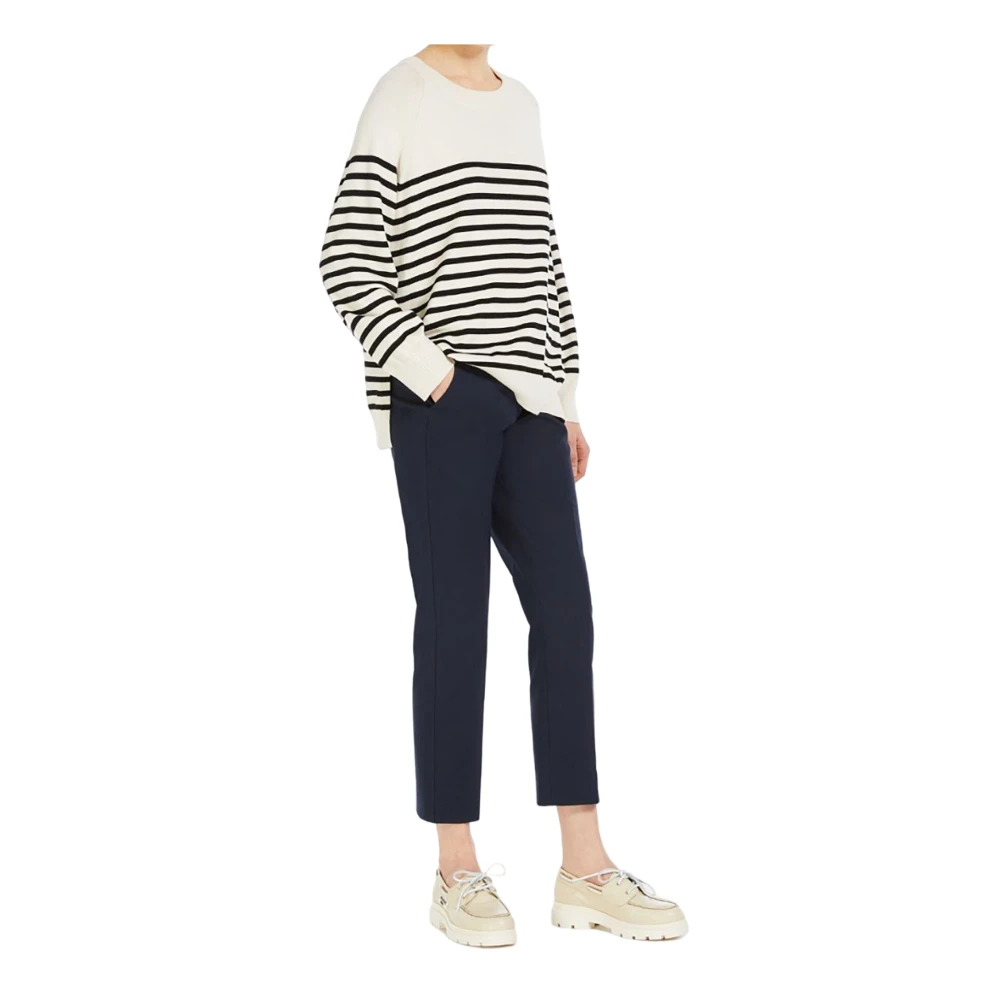 Max Mara Weekend Broek Vite Blue Dames