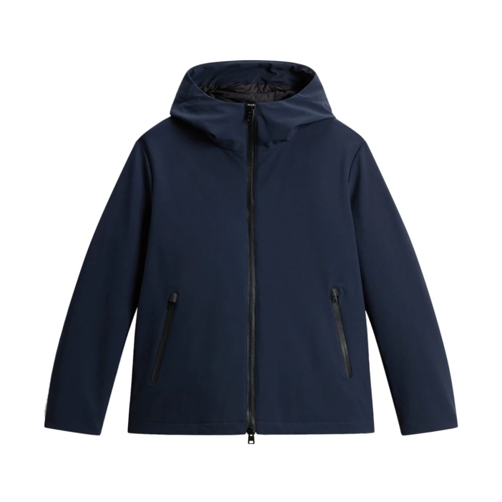 Woolrich Blå Parkasjacka för Män Blue, Herr