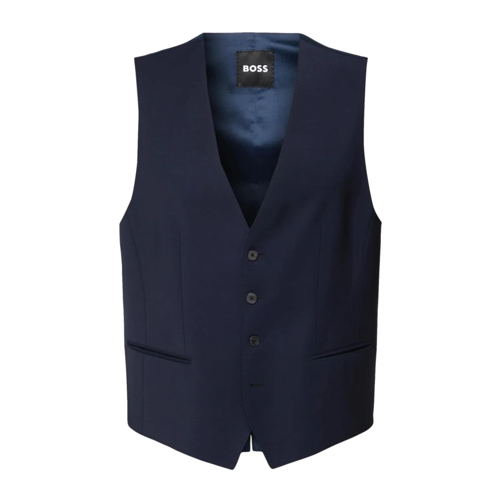 Hugo - Suits > Suit Vests - Blue - Hugo - Modalova