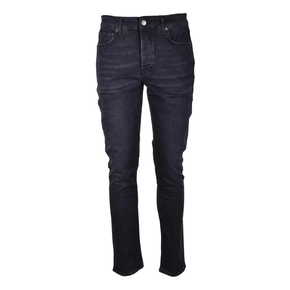 Haikure Katoen Elastaan Jeans Black Heren