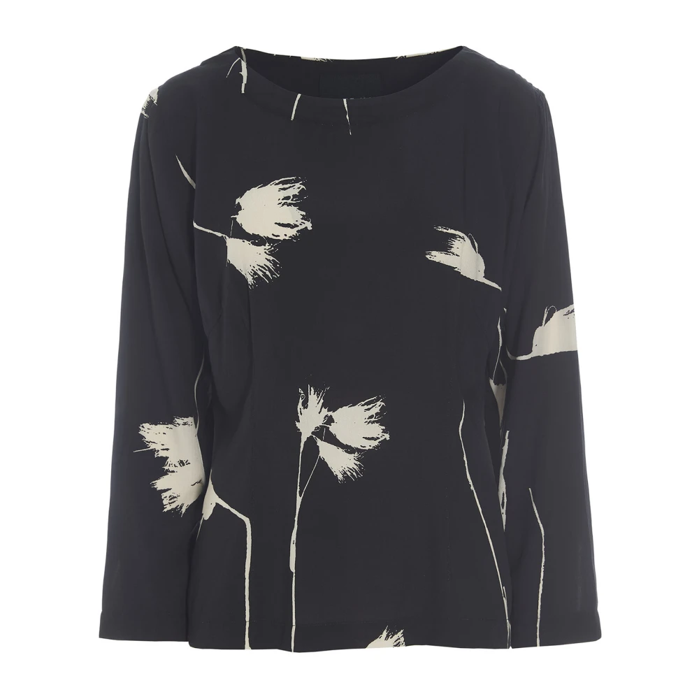 Bitte Kai Rand Veerver Bloes Haru Stijl Black Dames