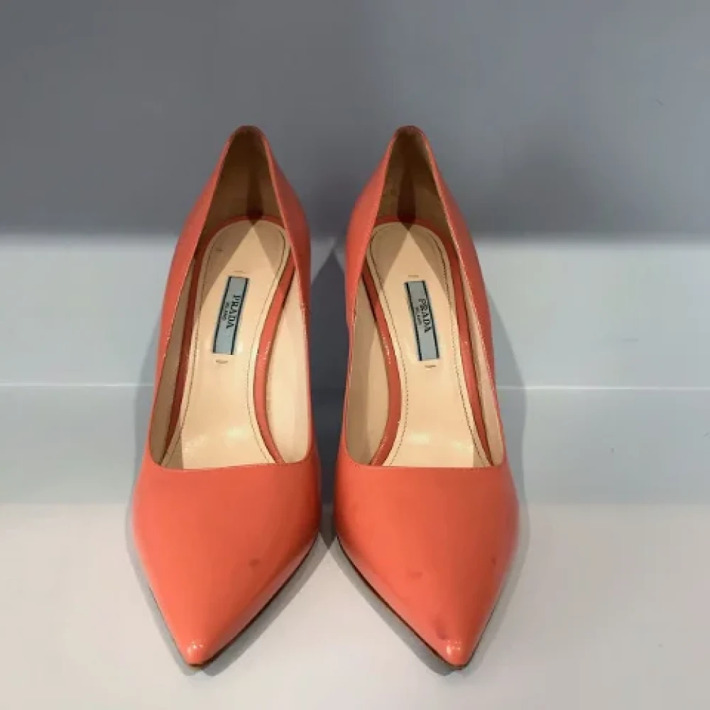 Prada Vintage Pre-owned Leather heels Pink Dames