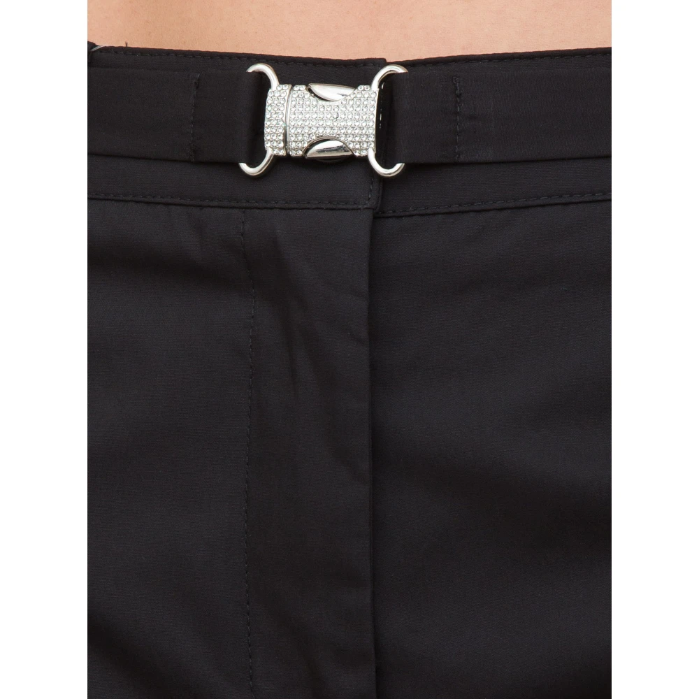 Liu Jo Zwarte Jewel Regular Broek Black Dames