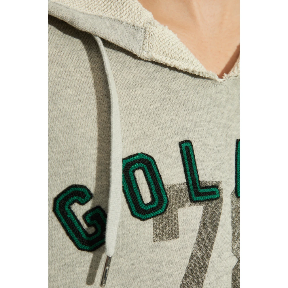 Golden Goose Hoodie Gray Heren