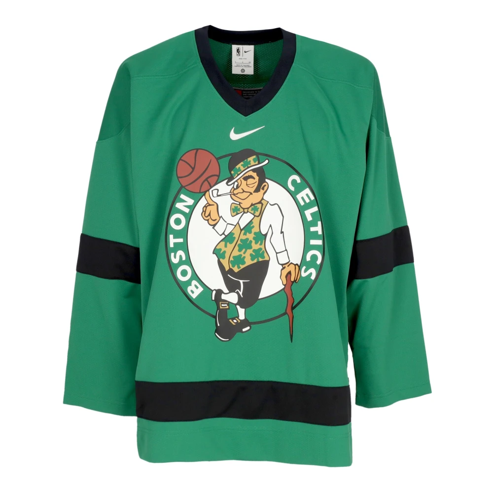 Nike Men's Green Training, Xs, Boston Celtics V-Neck Jacket
