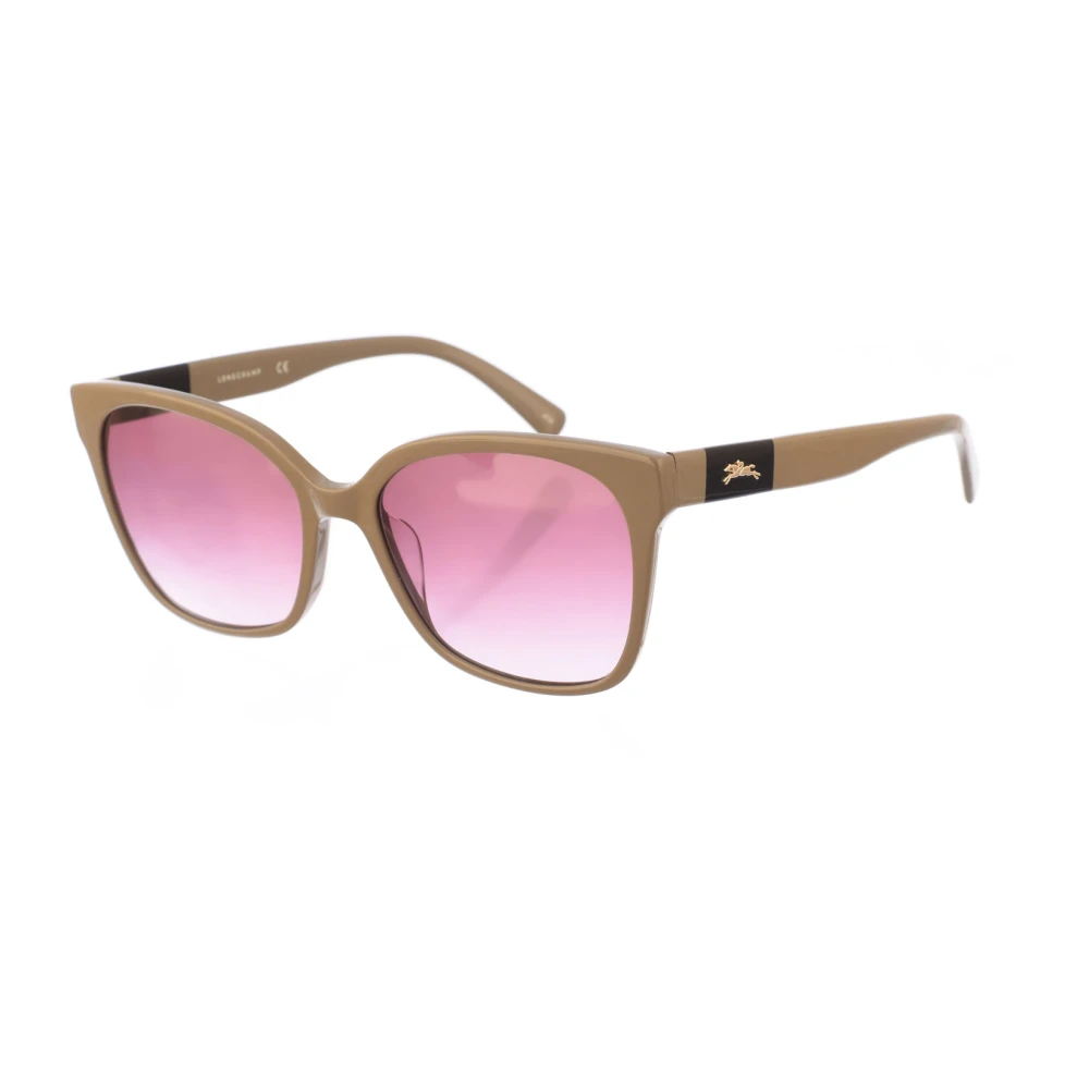 Longchamp Women's Gray Butterfly Style Sunglasses With Acetate Frame - Sunglasses - One Size - Accessories