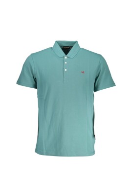 polo-en-coton-vert-avec-logo