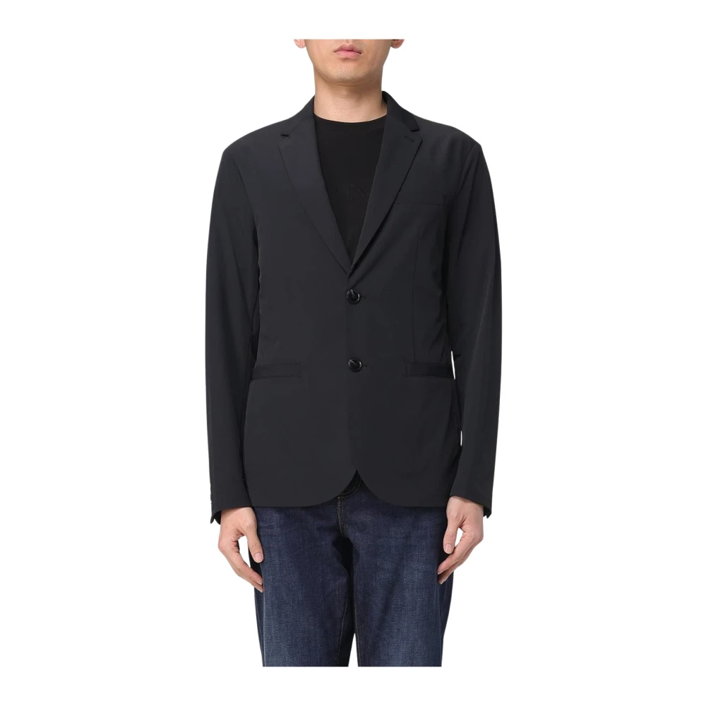 Armani Exchange Men's Black Blazers, Xs, Sleek Blazer