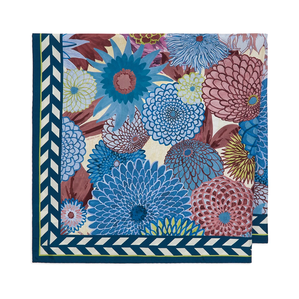 Maliparmi 90X90 Collection Print Sjaal Multicolor Dames