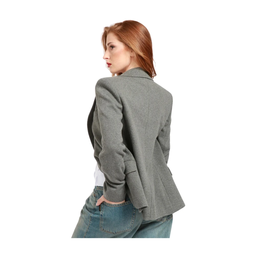Max Mara Paddenstoel Jas Gray Dames