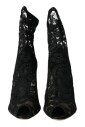 bottes-chaussures-noires-en-dentelle-extensible