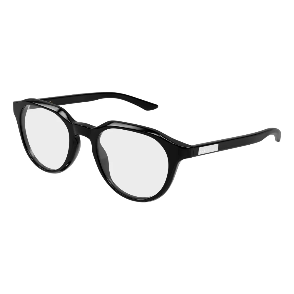 Gucci Men's Black Round Optical Frame - Glasses - 49 Mm - Accessories