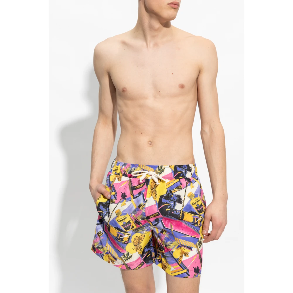 Palm Angels Zwembroek Multicolor Heren