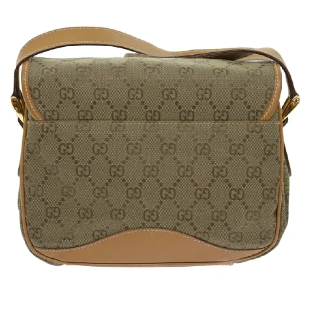 Gucci Vintage Pre-owned Canvas gucci-bags Brown Dames