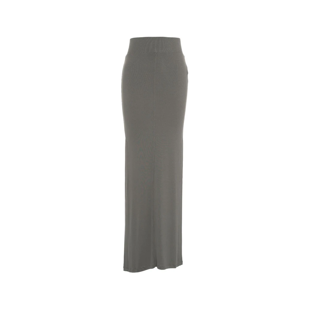 Thom Krom Grijze Maxi Rok met Hoge Taille Gray Dames