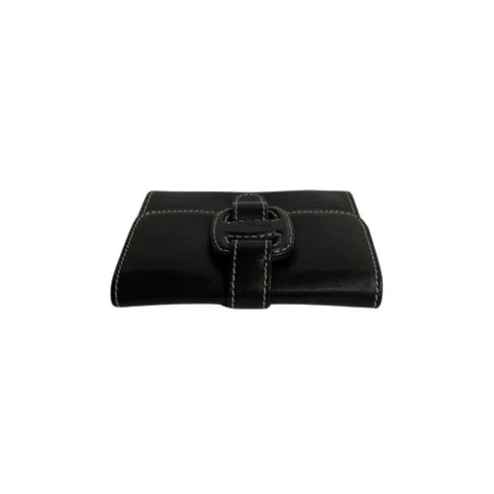Salvatore Ferragamo Pre-owned Leather wallets Black Dames