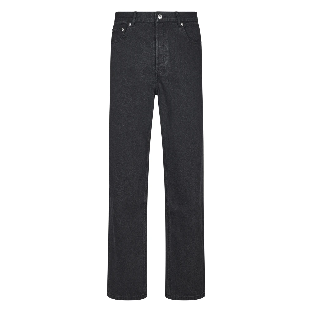 A.p.c. Men's Black Straight Fit Jeans, W33, Jean Fairfax