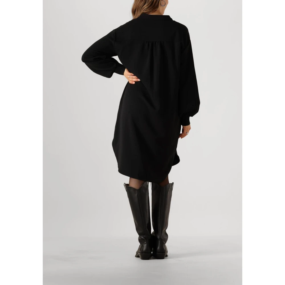 NEO NOIR Zwarte Crepe Jurk Veelzijdige Stijl Black Dames