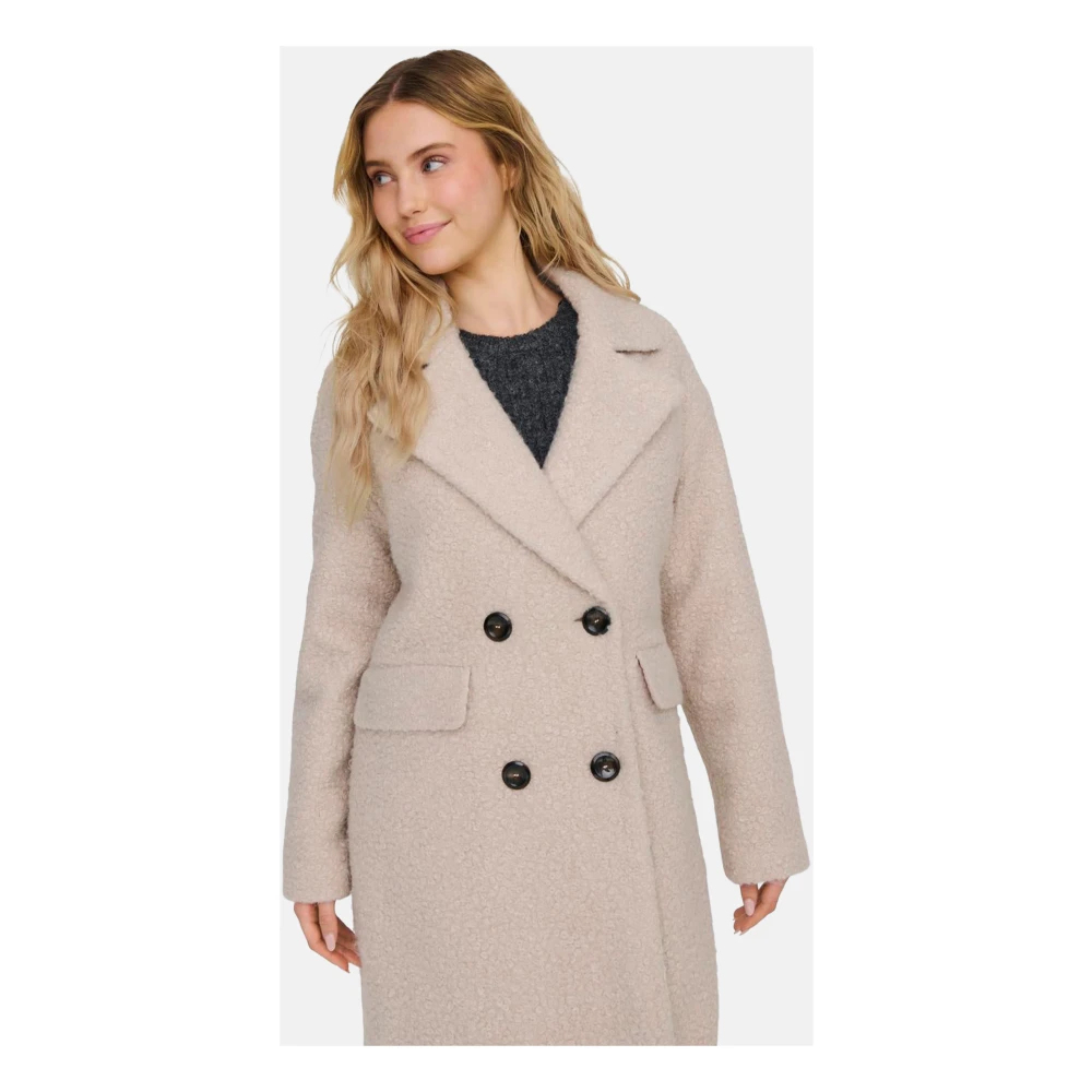 Only Stijlvolle Jas voor Mannen en Vrouwen Pink Dames