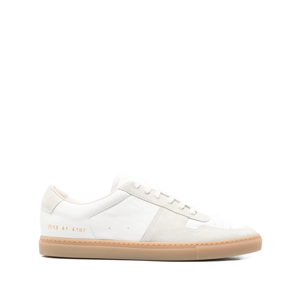 Common Projects Witte Suède Leren Veterschoenen Heren Schoenen