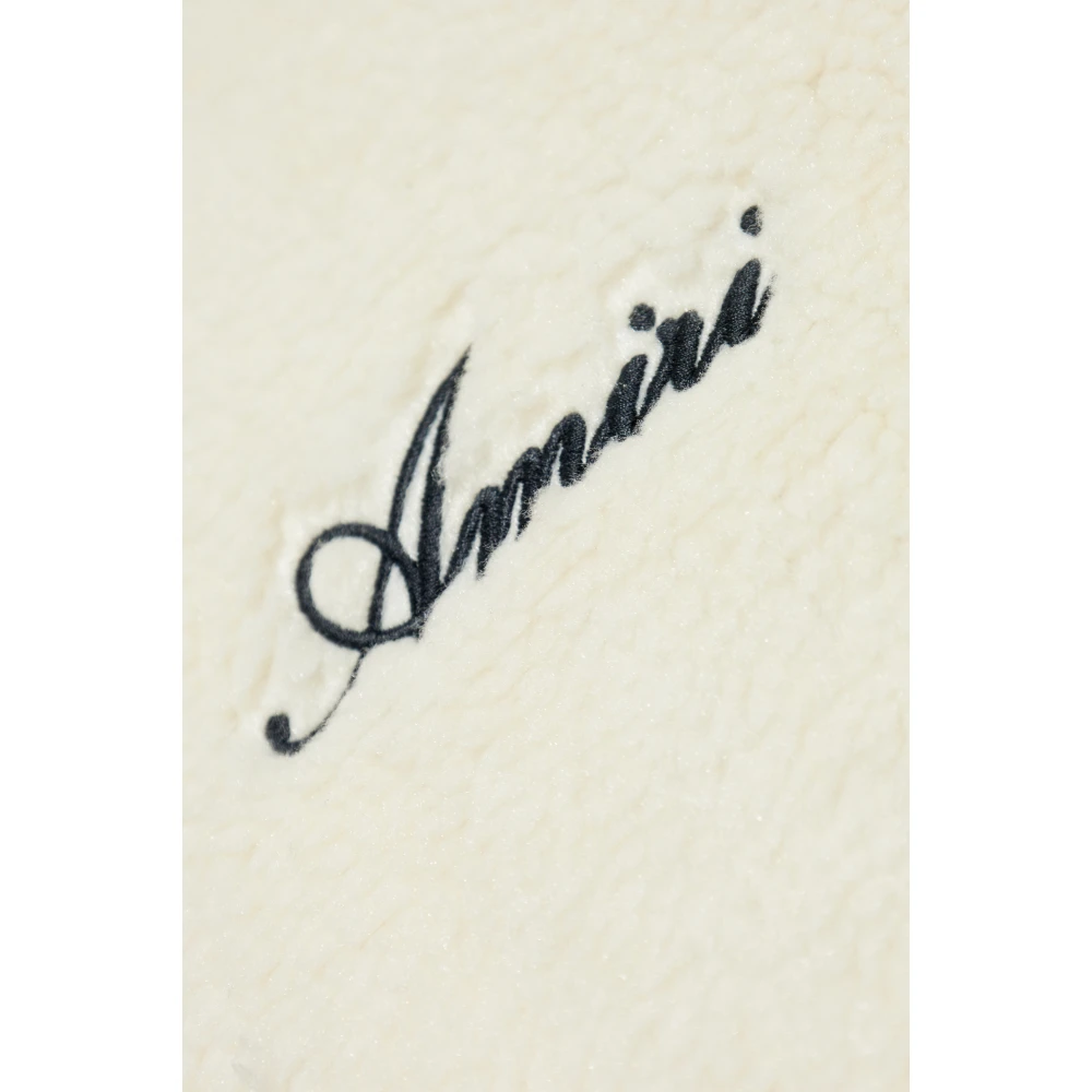 Amiri Sweatshirt met Logo Beige Heren