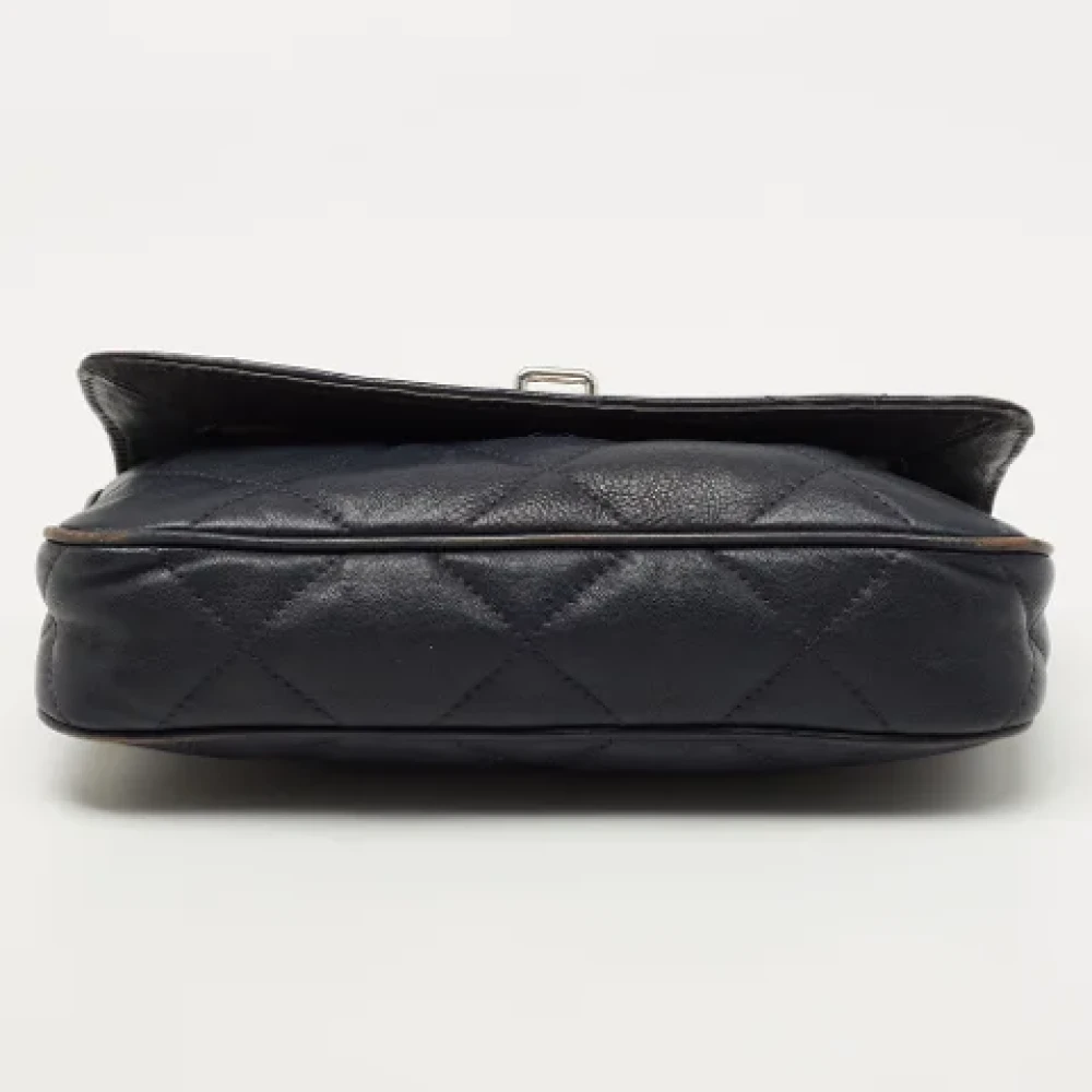 Michael Kors Pre-owned Leather shoulder-bags Blue Dames