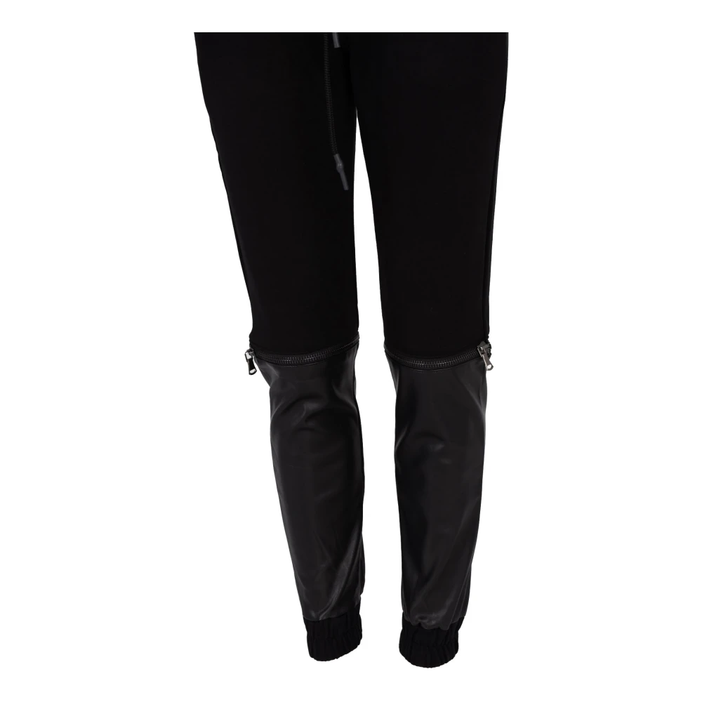 Les Hommes Elegante Slim Fit Broek Black Heren