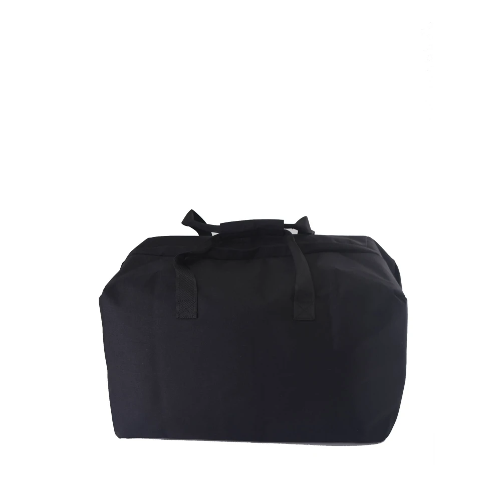 K-way Kleurrijke Nylon Schoudertas met Verstelbare Sluiting Black Unisex