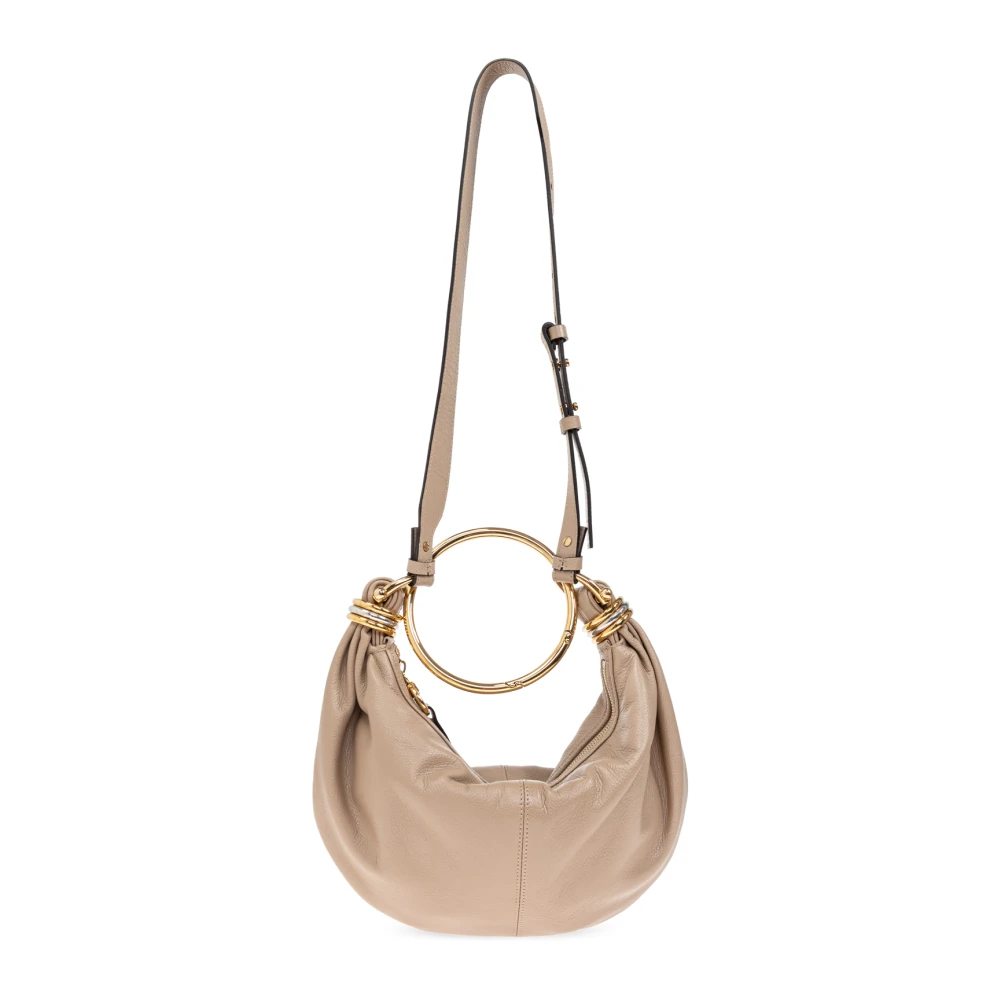 Chloé Handtas Armband Klein Beige Dames
