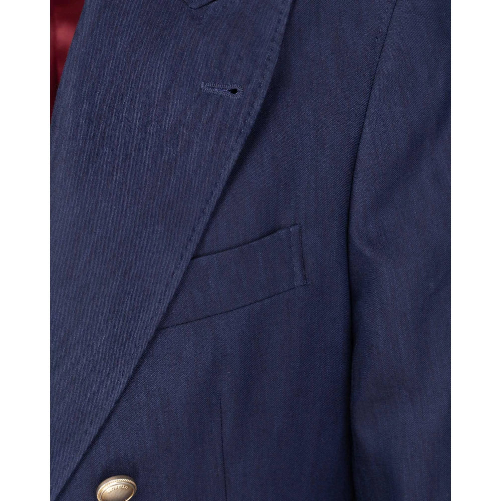 BRUNELLO CUCINELLI Blazers Blue Heren