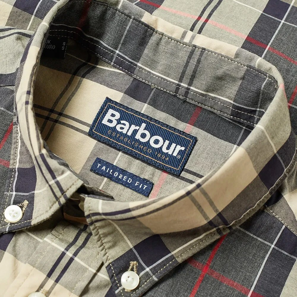 Barbour Stenen Getailleerd Overhemd met Lange Mouwen Multicolor Heren