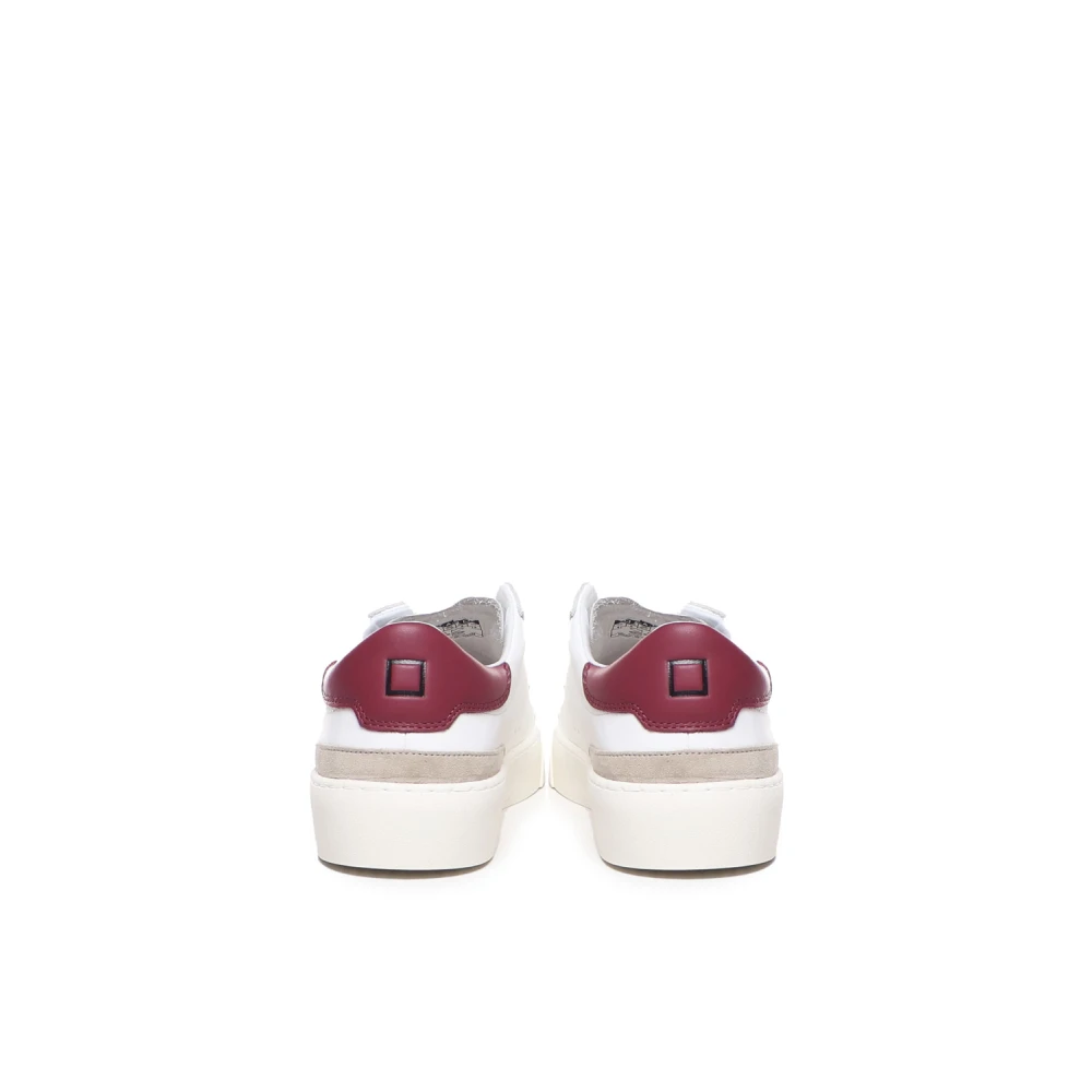 D.a.t.e. Witte Leren Sneakers White Heren