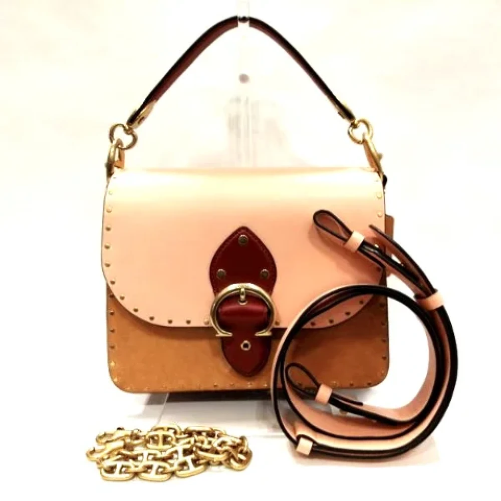 Coach Pre-owned Leather handbags Brown Dames