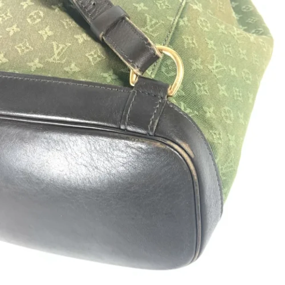 Louis Vuitton Vintage Pre-owned Canvas backpacks Green Dames