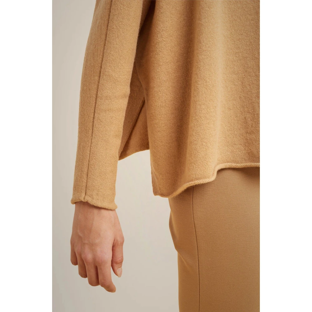 Liviana Conti Kasjmier Boothals Trui Brown Dames
