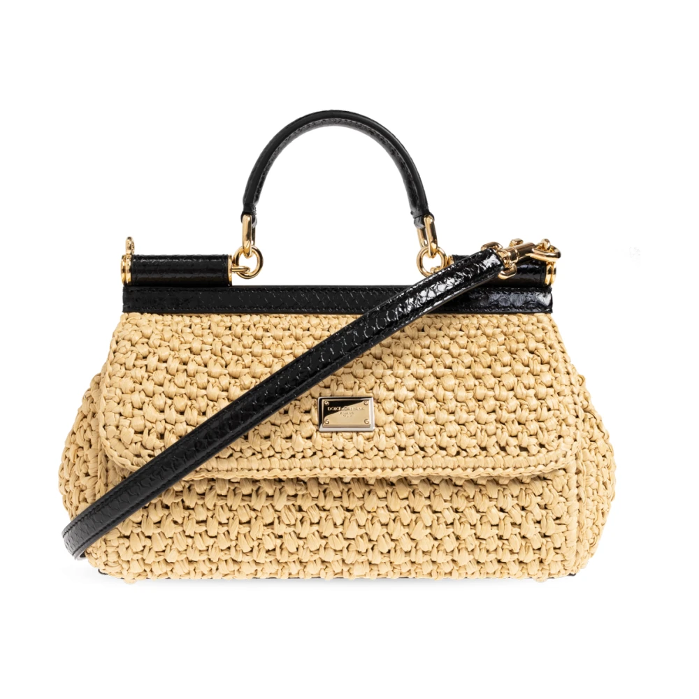 Dolce & Gabbana Handtas Sicily Beige Dames