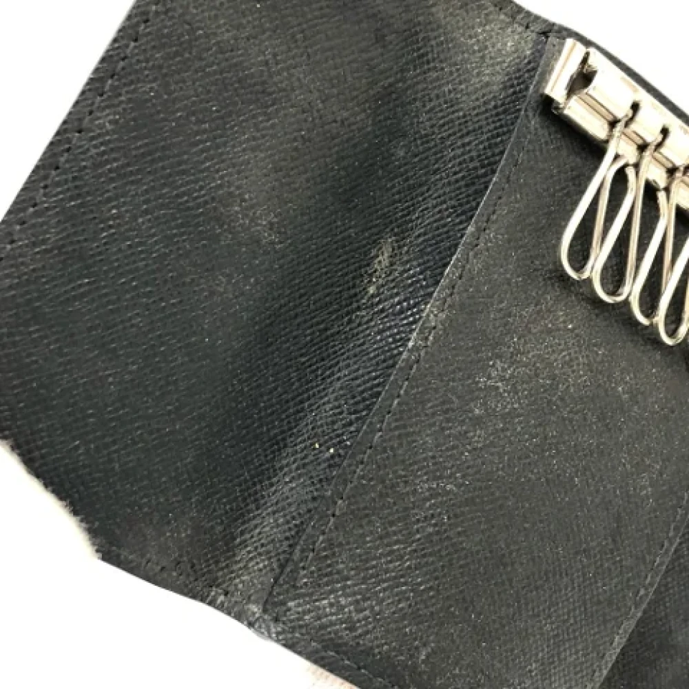 Louis Vuitton Vintage Pre-owned Fabric key-holders Black Heren