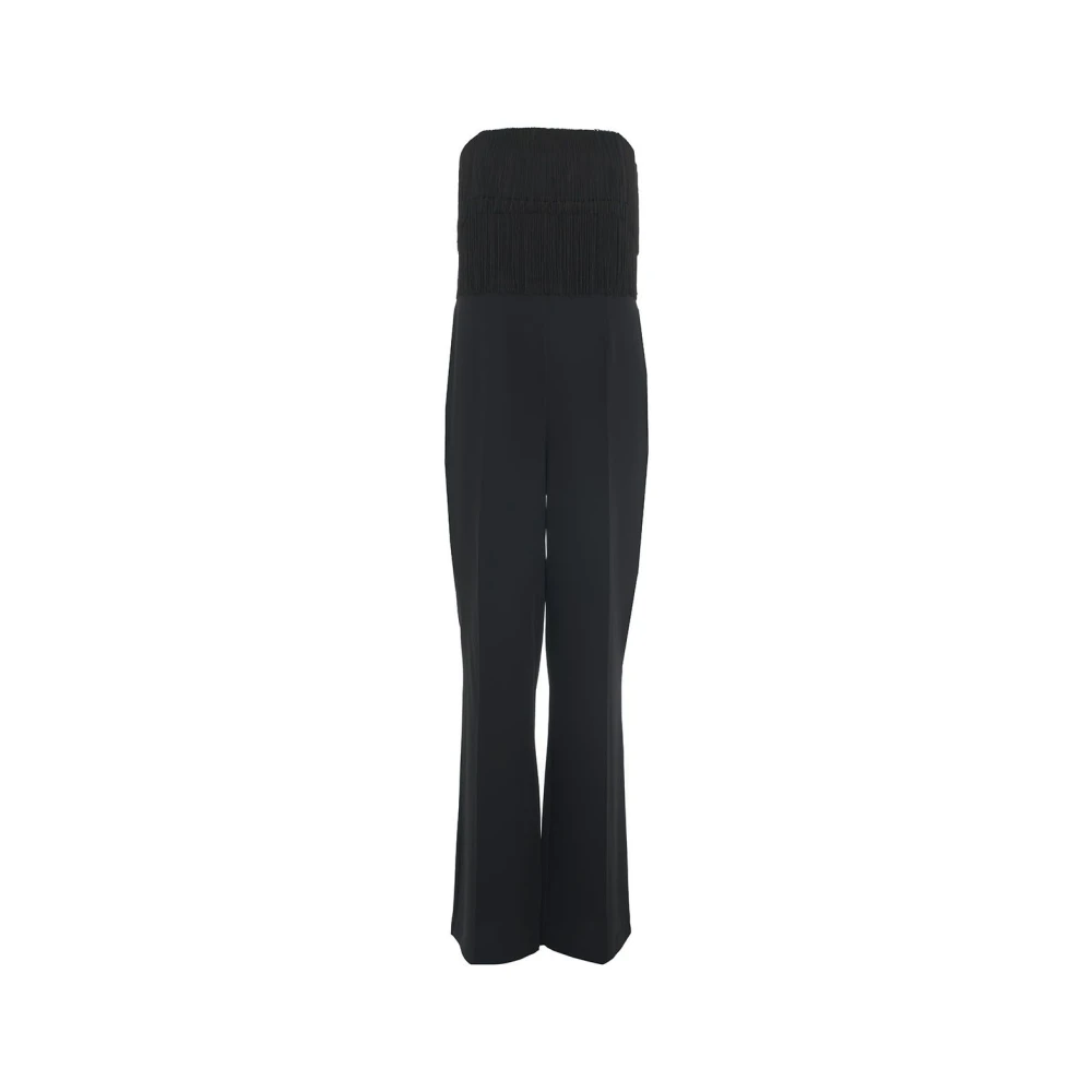 Kaos Zwarte Franje Overall Aw24 Black Dames