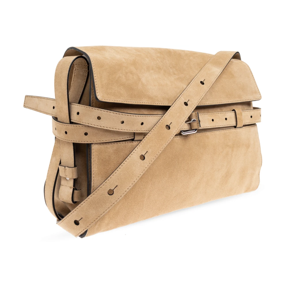 Moschino Suède schoudertas Beige Dames