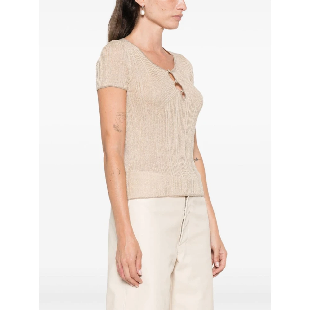 Liu Jo Gouden T-shirts en Polos Gray Dames