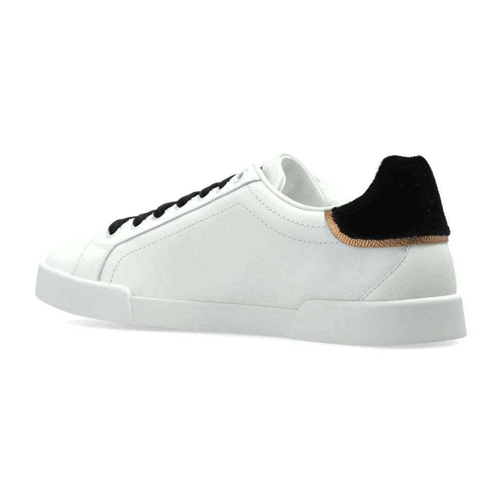 Dolce & Gabbana Leren Sneakers met Logo