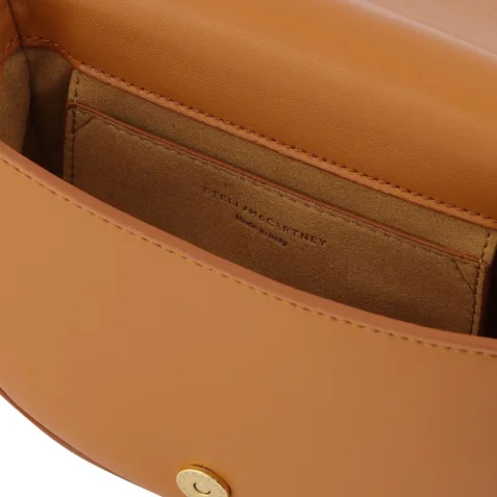 Stella Mccartney Leather shoulder-bags Orange Dames