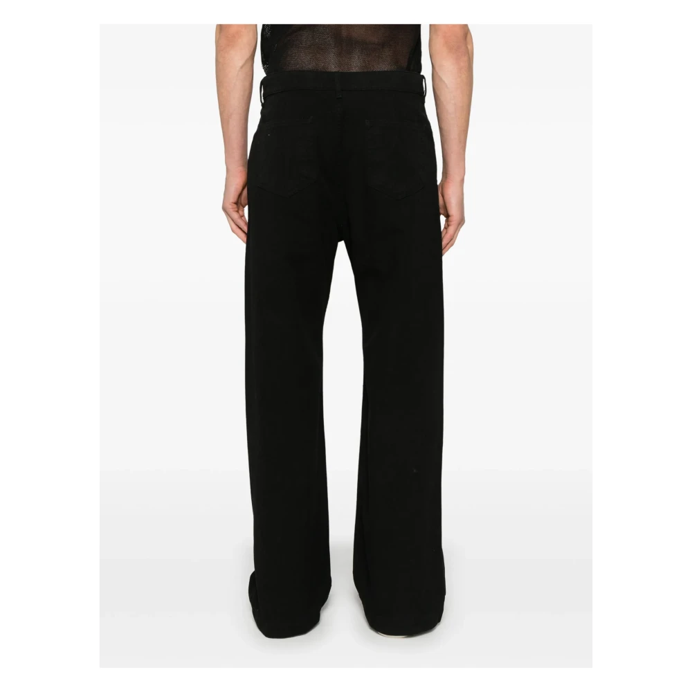 Rick Owens Wijde Jeans Black Heren